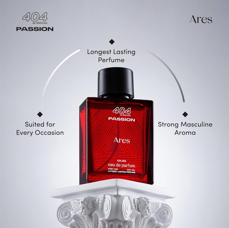 Bold Care Ares Oud Perfume for Men - 100 ml - Image 2