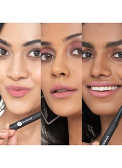 SUGAR Cosmetics Matte Attack - Transferproof Lipstick - 11 The Blush Eyed Peas (Pink Blush Nude) - 2 gms  - Image 4