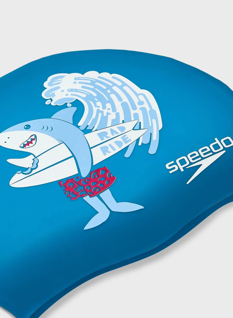 speedo Logo Printed Swim Cap