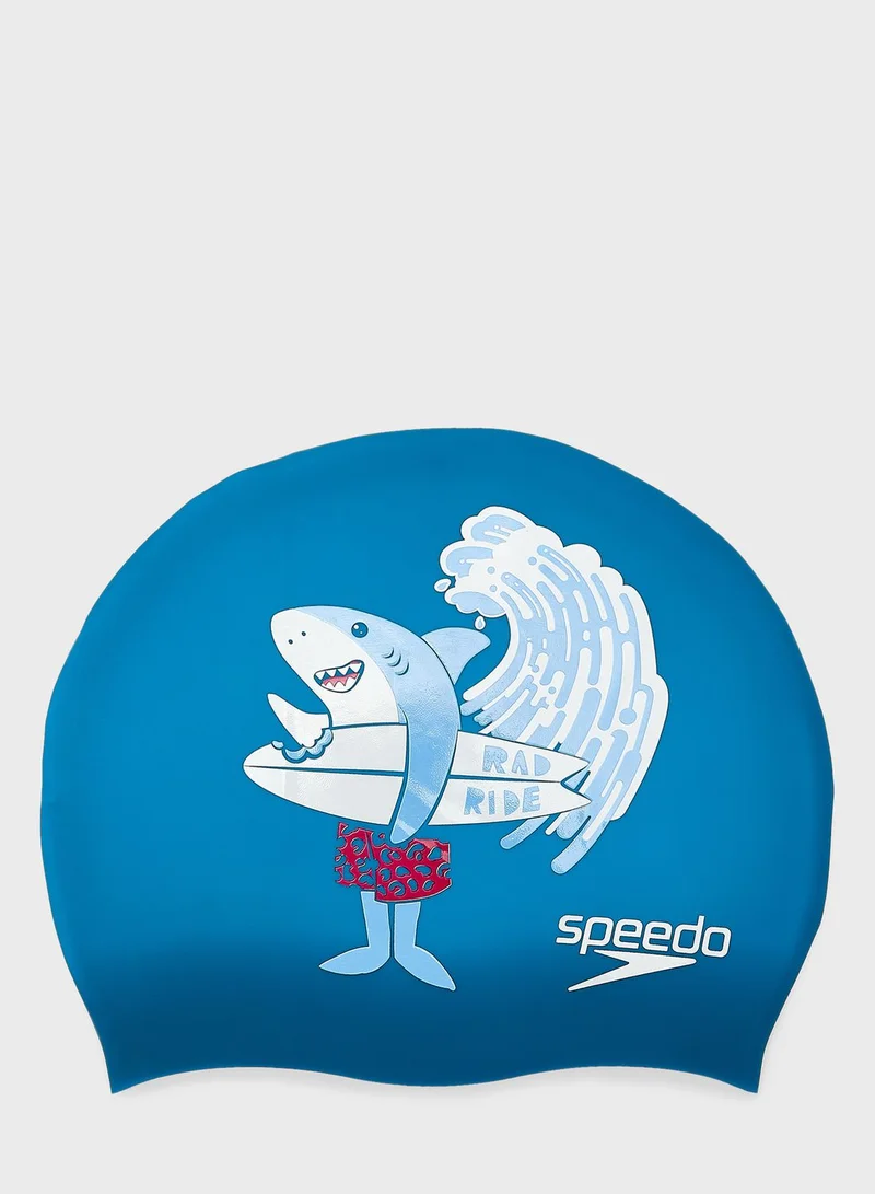 speedo Logo Printed Swim Cap
