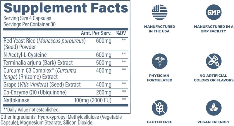 Revive MD Supplements  Support Complete Vital 120 Vegetarian Capsules  NAC  CoQ10 Supplement Supports Health  Antioxidant Activity - Image 5