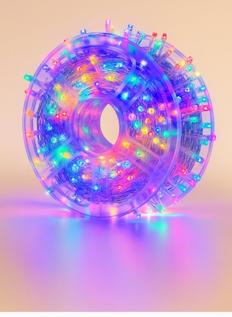 50M Warm White & Multicolor Decoration LED Rope Light on Reel – Golden Glow Decorative String Lights | Flexible, Energy Efficient | Indoor & Outdoor Festival, Party, Christmas & New Year Lighting - Image 2