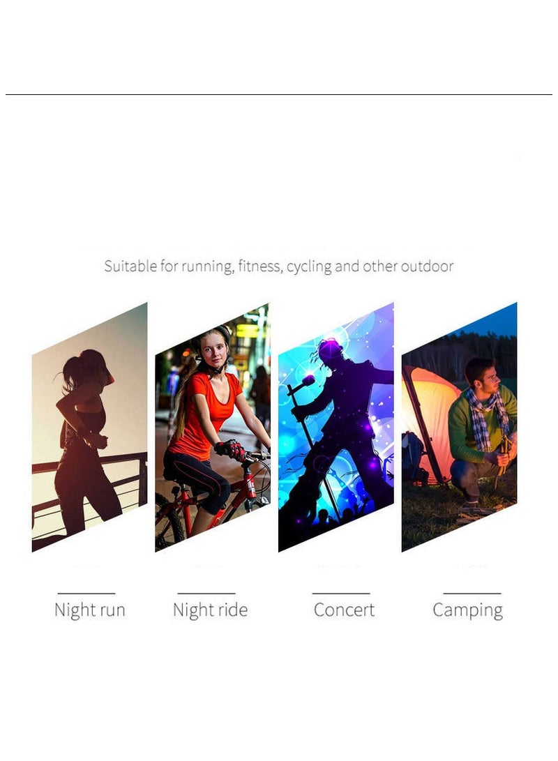 Generic Outdoor Sports Running Cycling Luminous Arm Strap Led Reflective, Safety Light Arm Strap Running Light, Suitable For Night Runners, Jogging, Walking Dogs Bracelet  - Image 3