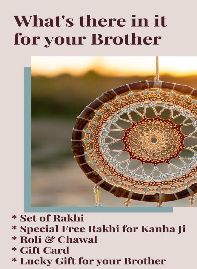 طقم راخي متعدد الألوان للرجال، الأولاد، الأخ، زوجة الأخ، الأطفال || لعيد راكشا باندهان || طقم من قطعتين راخي || هدية واحدة (للزوجين) || مع راخي لكانها جي وبطاقة هدية بالداخل || - Image 5