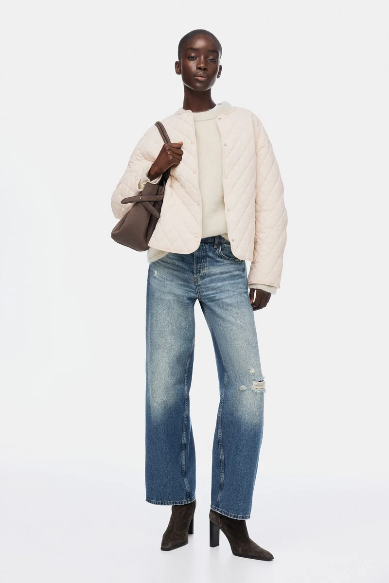 اتش اند ام جاكيت بتصميم محشو