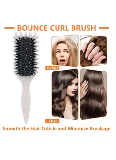 Adando Adando Curly Hair Brush Curl Define Styling Brush Wet Dry Detangler Hair Brush The Essential Tool For Shaping And Styling Your Curls Detangling for Combing Men and Women Achieve Perfectly Defined Curls  - Image 5