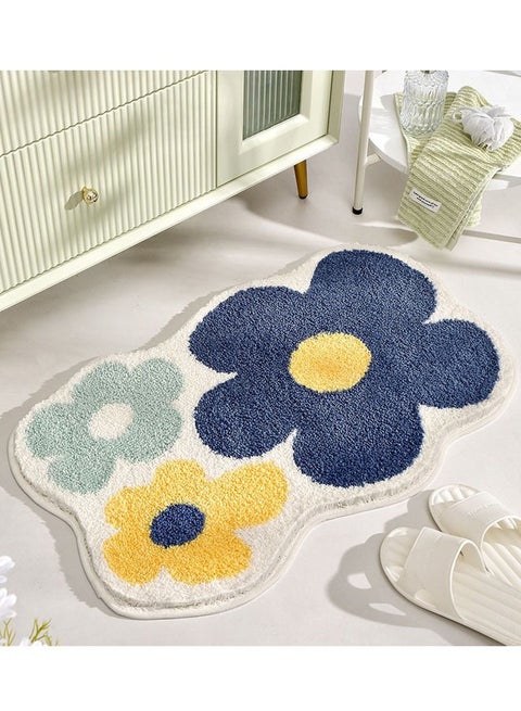 Bath Mat, Bathroom Rug Ultra Soft Bath Rug Absorbent Cute Thick Bath MatsNon Slip Thick Bathtub Mats Plush Baths Carpet for Shower, Tub and Floor Anti Slip Mat Toilet Door Mat Bathroom Carpet Bathroom