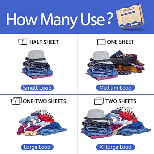 CLEARALIF Laundry Detergent Sheets Up to 160 Loads, Fresh Linen - Great For Travel,Apartments, Dorms,Laundry Detergent Strips Eco Friendly & Hypoallergenic - Image 3