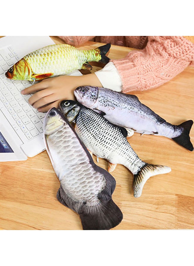 Fish Electric Technology Fish Toys Electric Shake Tone Children's Rechargeable Small Toys Swing Moving Free Shipping-Color:Glowing Singing-electric Grass Fish Can Learn To Talk And Sing-Scale:Recommended For Priority Delivery
