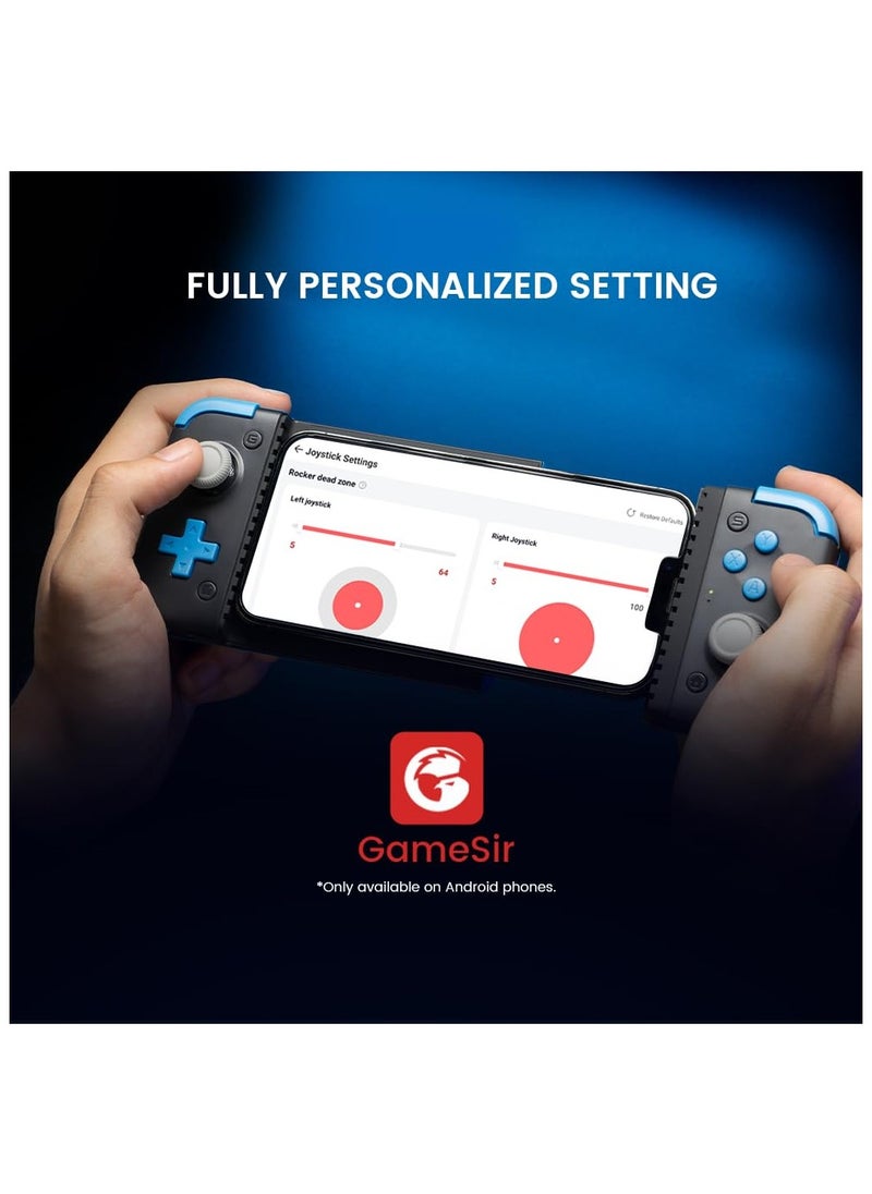 Generic - GameSir X2s Bluetooth Mobile Gaming Controller for iPhone/Android, Phone Controller with 500mAh Battery, Hall Effect Sticks & Analog Trigger, for CODM, Zenless Zone Zero, Delta Emulator, Cloud Gaming - Image 1