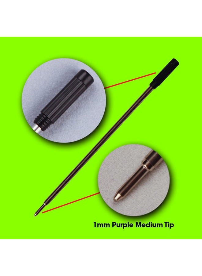 Jaymo 12 - Black Cross® Compatible Ballpoint Pen Refills. Smooth Writing German Ink and 1mm Medium Tip. #8513 - Image 3