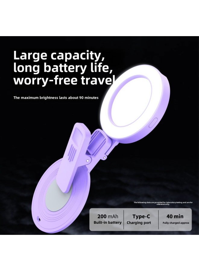 Three Generations Of Mobile Phone Selfie Mirror With Fill Light Rear Camera Selfie Beauty Artifact HD Fill Light Mirror-Specifications: Bluetooth Remote Control★Fill Light★Selfie Mirror★Free Type-c