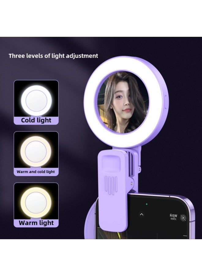 Three Generations Of Mobile Phone Selfie Mirror With Fill Light Rear Camera Selfie Beauty Artifact HD Fill Light Mirror-Specifications: Bluetooth Remote Control★Fill Light★Selfie Mirror★Free Type-c