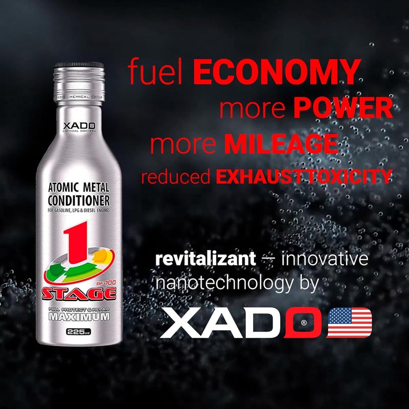 XADO Atomic Metal Conditioner for Engine Treatment - 225ml - Image 2