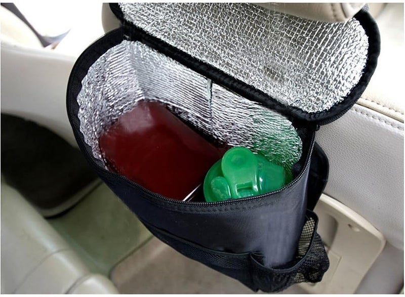 KAFEEK Car Seat Organizer with Insulated Drink Holder - Image 2