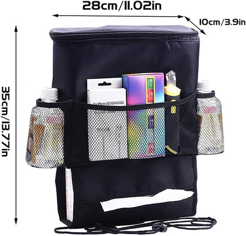 KAFEEK Car Seat Organizer with Insulated Drink Holder - Image 3