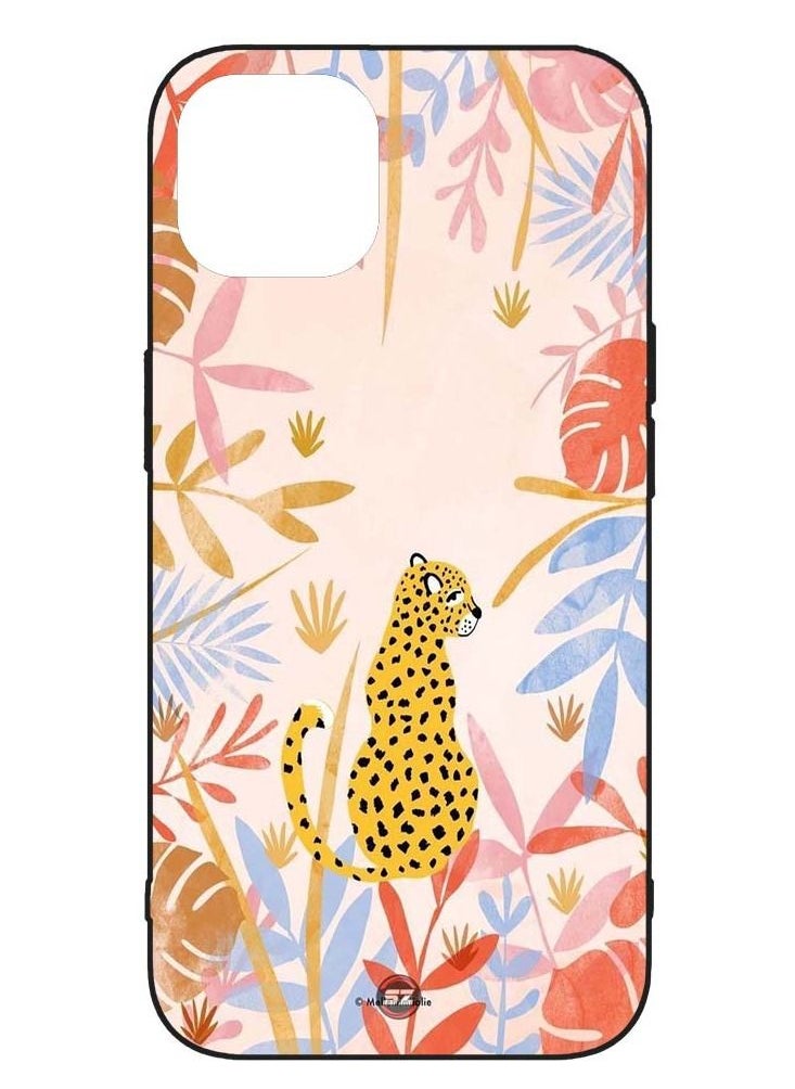 Service Zone Protective Printed Mobile Cover Jungle Cheetah Print For Apple iPhone 14  - Image 1