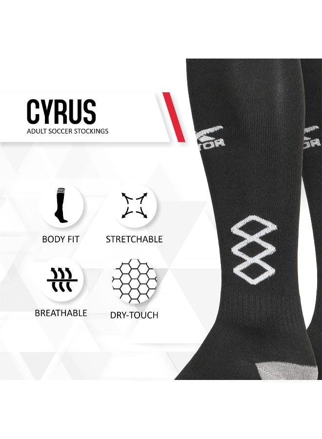 Vector X France Hockey Shinguards with Socks – Protective Gear for Training & Match Play | Size L | White - Image 5