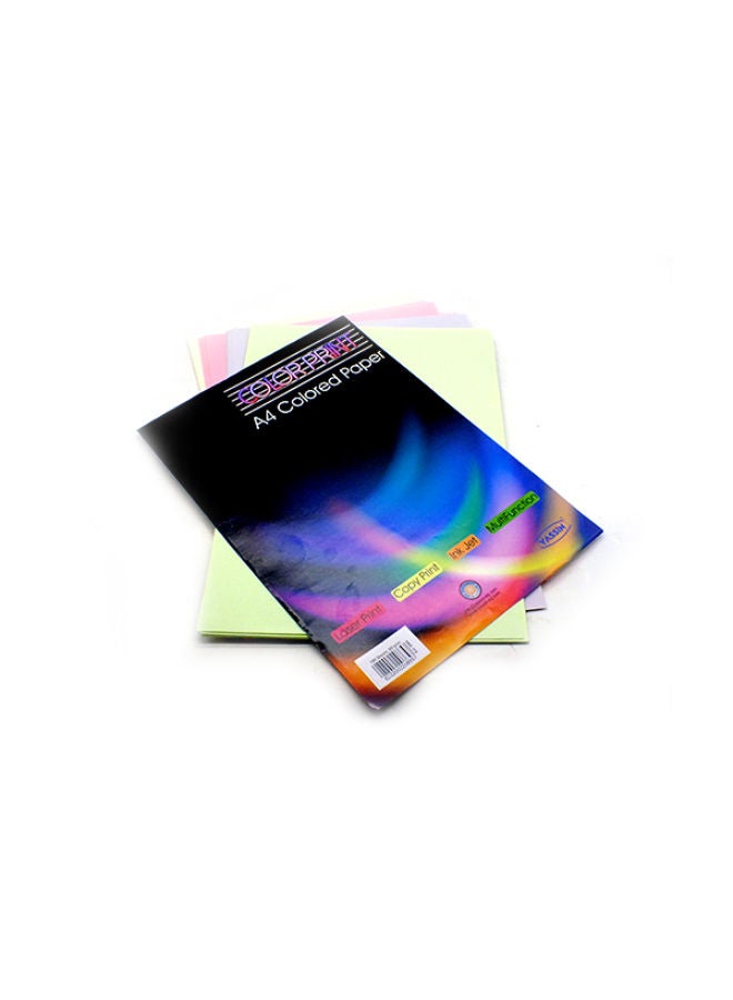 ياسين ورق ملون - مقاس A4 - 100 ورقة - Image 4