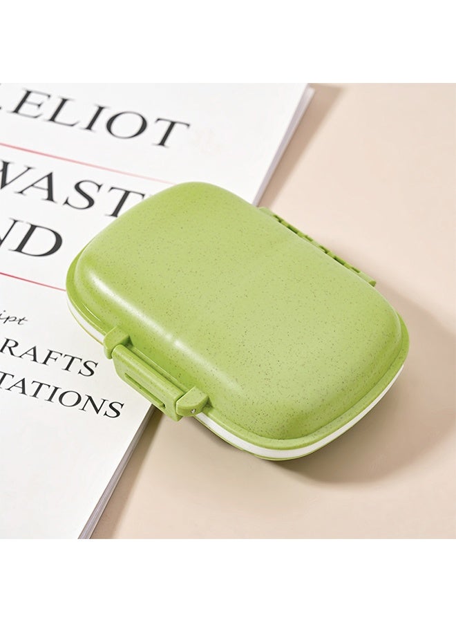 3 Pack 8 Compartments Travel Pill Organizer Moisture Proof Small Pill Box for Pocket Purse Daily Pill Case Portable Medicine Vitamin Holder Container - Image 3