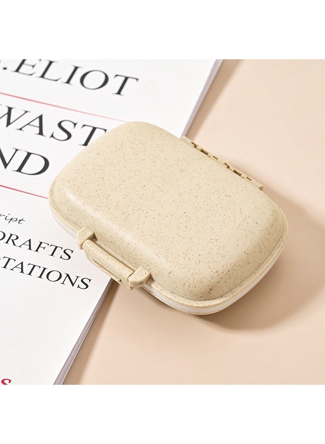 3 Pack 8 Compartments Travel Pill Organizer Moisture Proof Small Pill Box for Pocket Purse Daily Pill Case Portable Medicine Vitamin Holder Container - Image 2