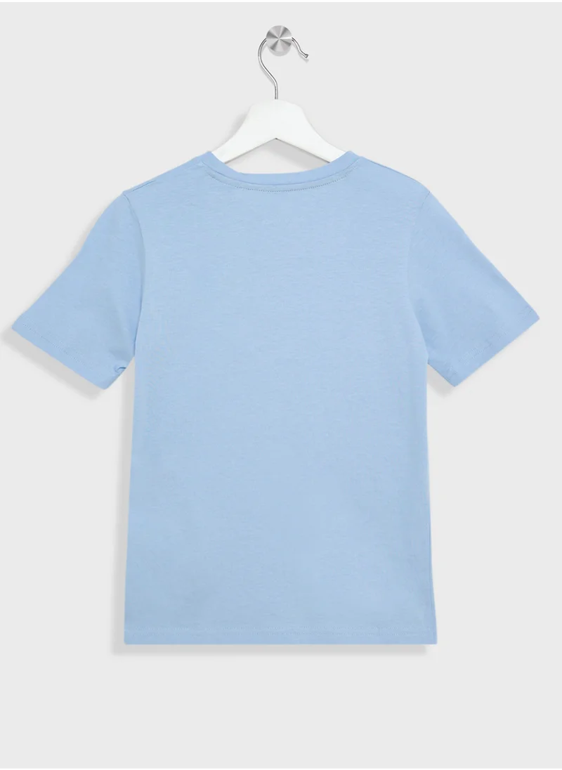 Jack & Jones Junior Kids Logo Crew Neck T-Shirts