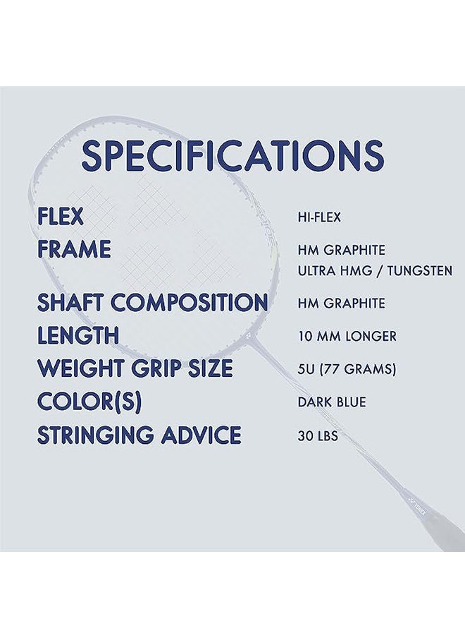Yonex - Graphite Voltric Lite 20I Badminton Racquet Dark Blue - Image 1
