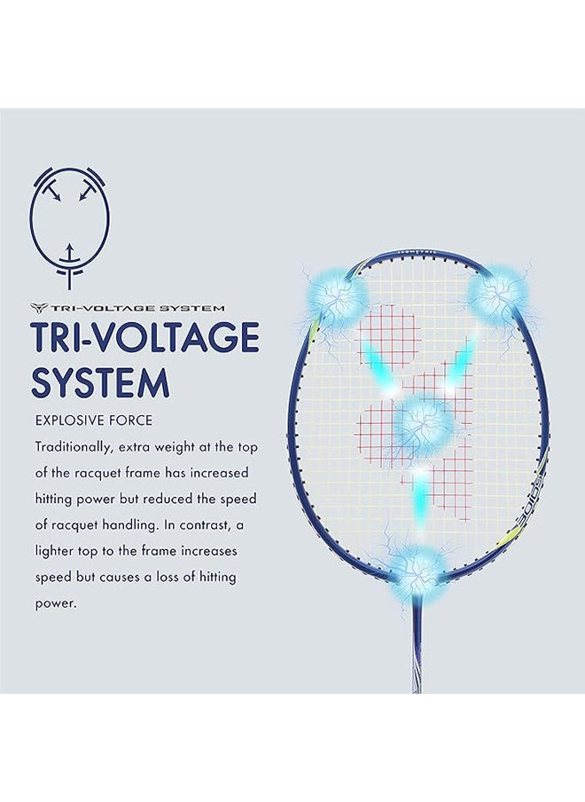 Yonex - Graphite Voltric Lite 20I Badminton Racquet Dark Blue - Image 1