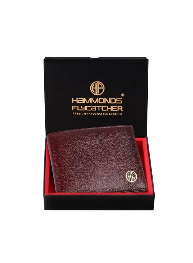 HAMMONDS FLYCATCHER RFID Protected Bi-Fold Wallet for Men Leather Original, Mens Wallet, Leather Wallets for Men, Classic Purse with 4 Card Slots, Coin Pocket, Gift for Mens - Brown - Image 1