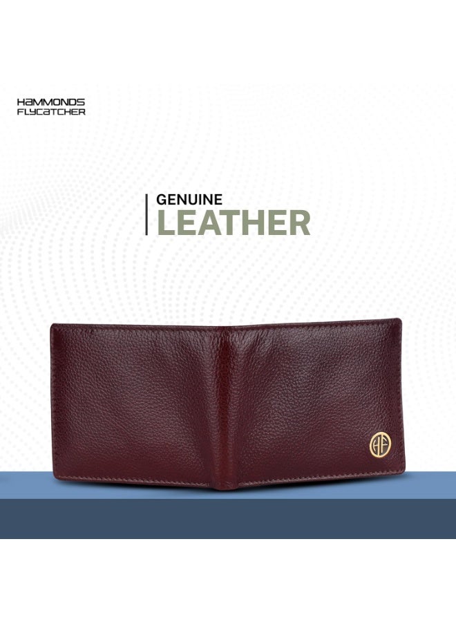 HAMMONDS FLYCATCHER RFID Protected Bi-Fold Wallet for Men Leather Original, Mens Wallet, Leather Wallets for Men, Classic Purse with 4 Card Slots, Coin Pocket, Gift for Mens - Brown - Image 2