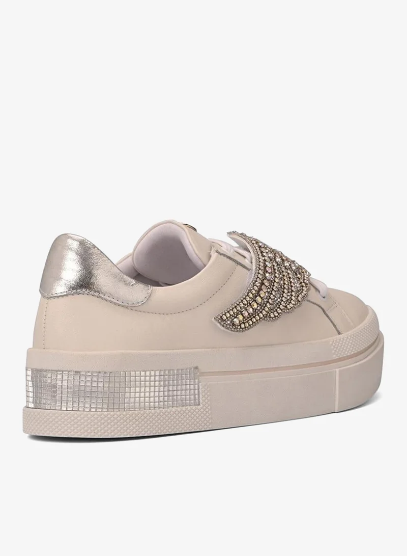Carmen Steffens  Cristal Wing Bianco Sneakers for Women | Best Price UAE