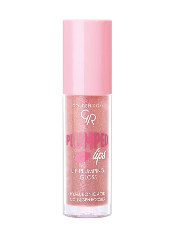 Golden Rose Plumped Lips Lip Plumping Gloss 206 Shinning Pink - Image 1