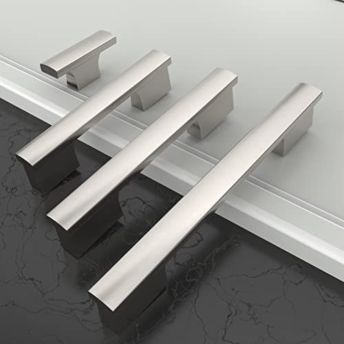 Amerdeco 10 Pack Brushed Satin Nickel Cabinet Knobs 2 Inch (50MM) Single Hole Cabinet Pulls Kitchen Cabinet Knobs Drawer Knobs ZH0026 - Image 2