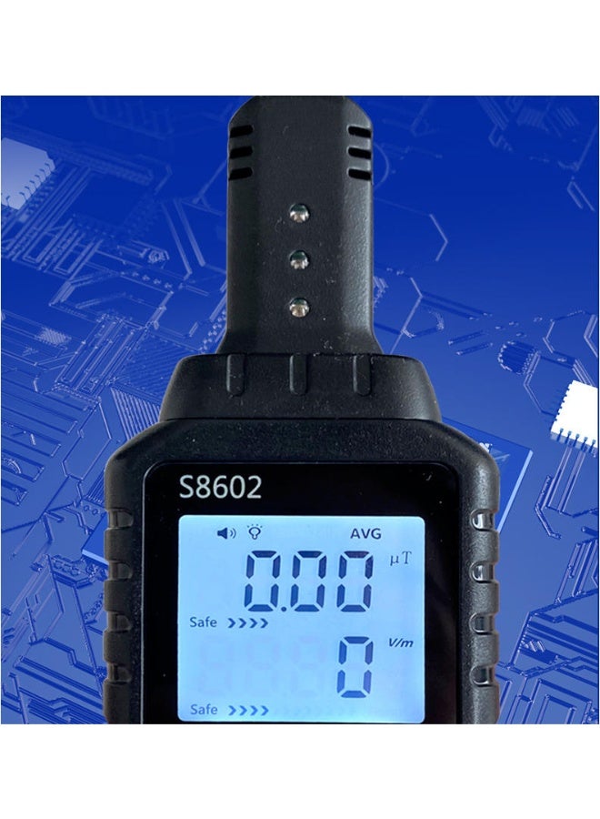 M MIAOYAN 3-in-1 Electromagnetic Radiation Meter | EMF Detector for Electric & Magnetic Fields and Temperature | Home & Industrial Radiation Tester - Image 5