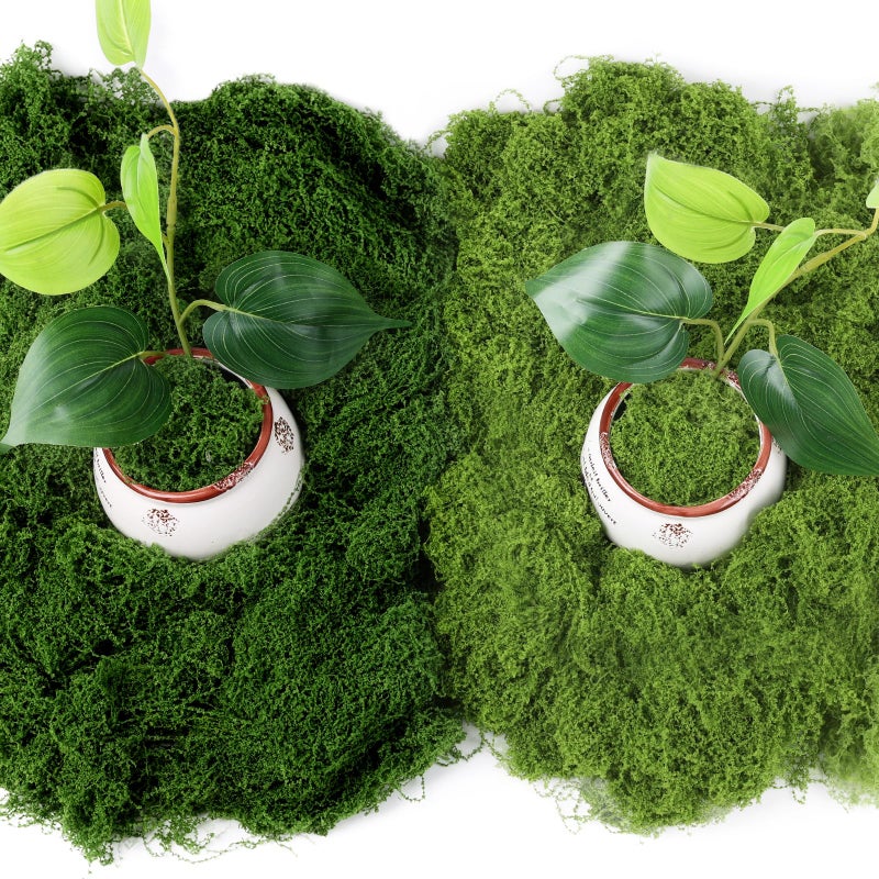 Jollidecor Artificial Moss for Potted Plants 706 OZ Fake Green Moss for Crafts DIY Faux Decorative Moss Planter Filler for Fairy Garden Table Centerpiece Landscaping Terrarium - Image 3