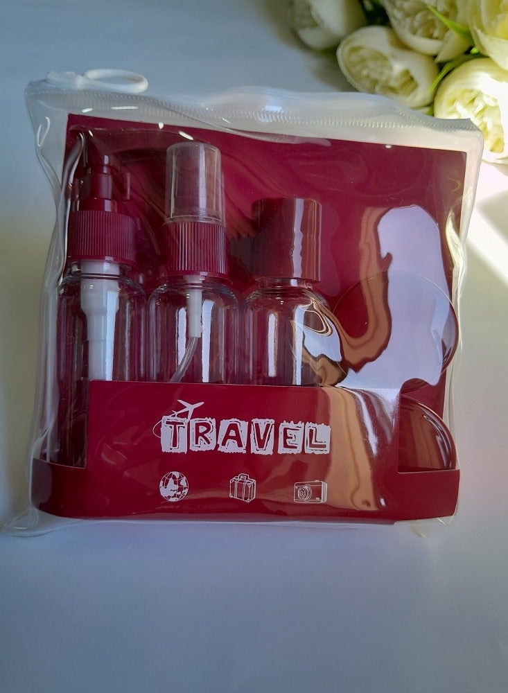 Set of 6 multi-use trip organizers Red - Image 2