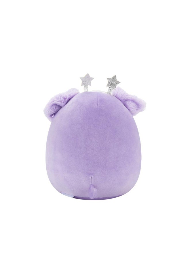 Squishmallows SQCR - Little Plush (7.5 Inch Squishmallows) (Deontay - Purple Retriever W/Confetti Belly and Star Headband) - Image 4