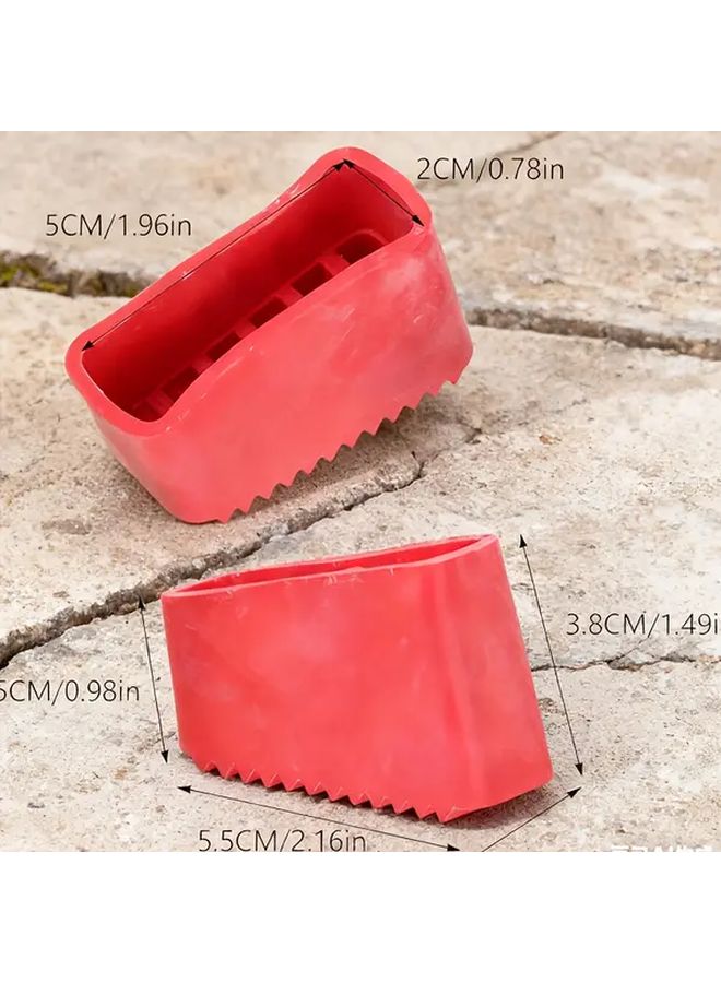 2 Pcs Heavy Duty Non Slip RV Ladder Feet Protector Mats Stabilizers Floor Protectors - Image 4