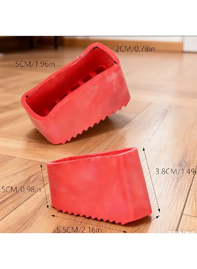 2 Pcs Heavy Duty Non Slip RV Ladder Feet Protector Mats Stabilizers Floor Protectors - Image 1