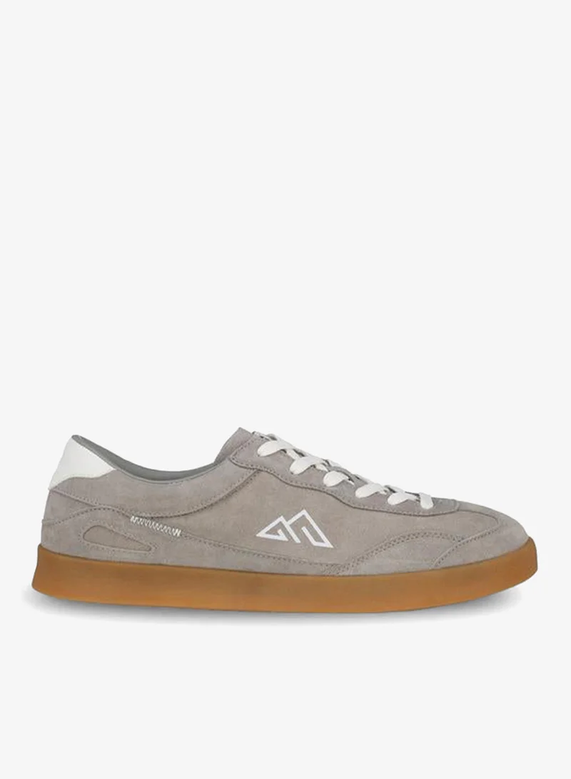 Oaklan By Shoexpress GREY Men Suede Lace-Up Ankle Sneakers for Men | Best Price UAE