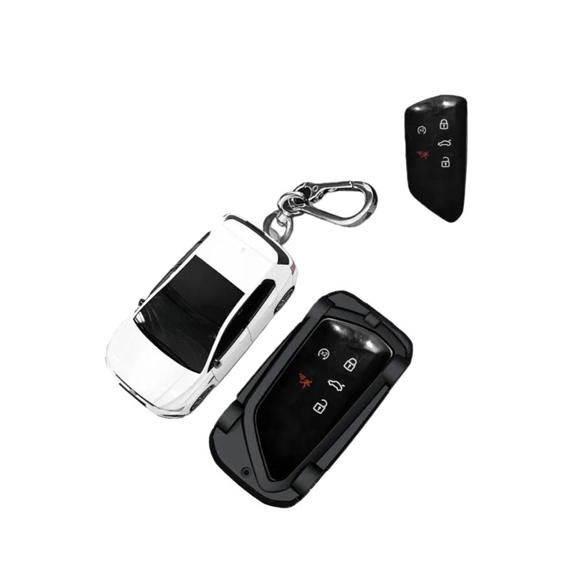 Black Car Remote Key Cover For VW Golf 8 ID4 Cupra Formentor Tarraco Mk7 Gti Mk8 Skoda Octavia Seat Leon Mk4 Smart - Image 4