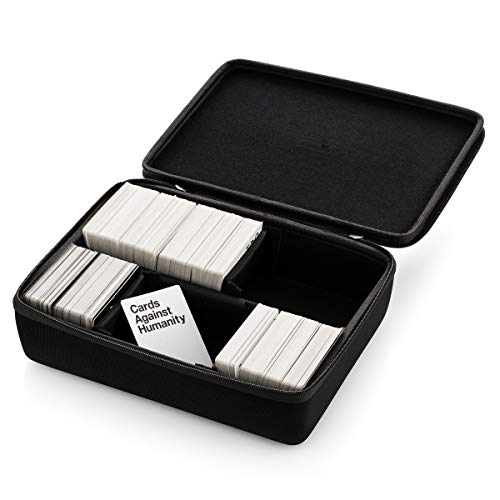 Caseling Card Game Case for Cards Against Humanity - Fits 1650 Cards - Collectible Storage Holder for Trading, Pokemon, Sports, and Playing Cards - Travel Carrying Case with 6 Moveable Dividers - Image 1