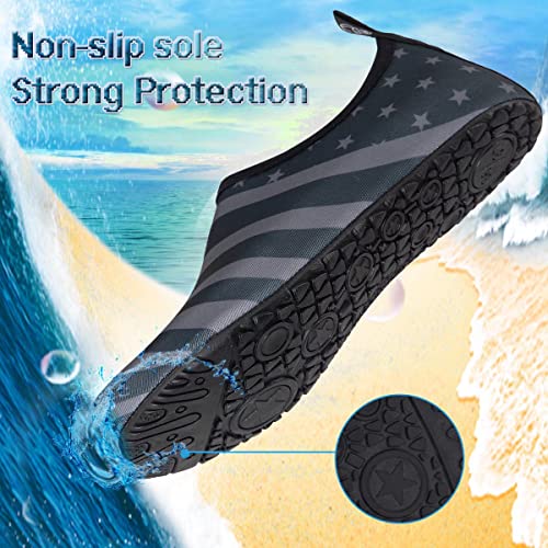 YALOX Water Shoes Women's Men's Outdoor Beach Swimming Aqua Socks Quick-Dry Barefoot Shoes Surfing Yoga Pool Exercise(USA,40/41EU) - Image 3