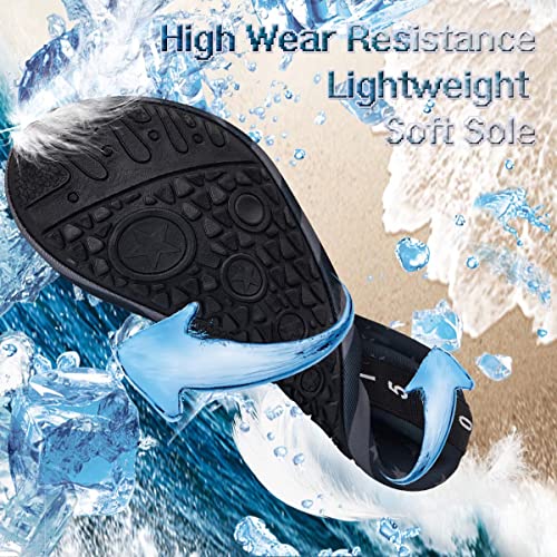 YALOX Water Shoes Women's Men's Outdoor Beach Swimming Aqua Socks Quick-Dry Barefoot Shoes Surfing Yoga Pool Exercise(USA,40/41EU) - Image 4
