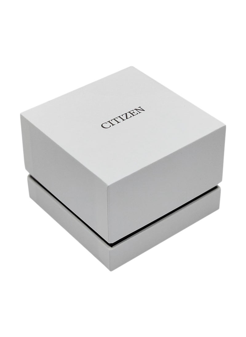 CITIZEN ساعة يد ستانلس ستيل بعقارب دائرية الشكل للرجال BM7604-80E - 41 ملم  - Image 4