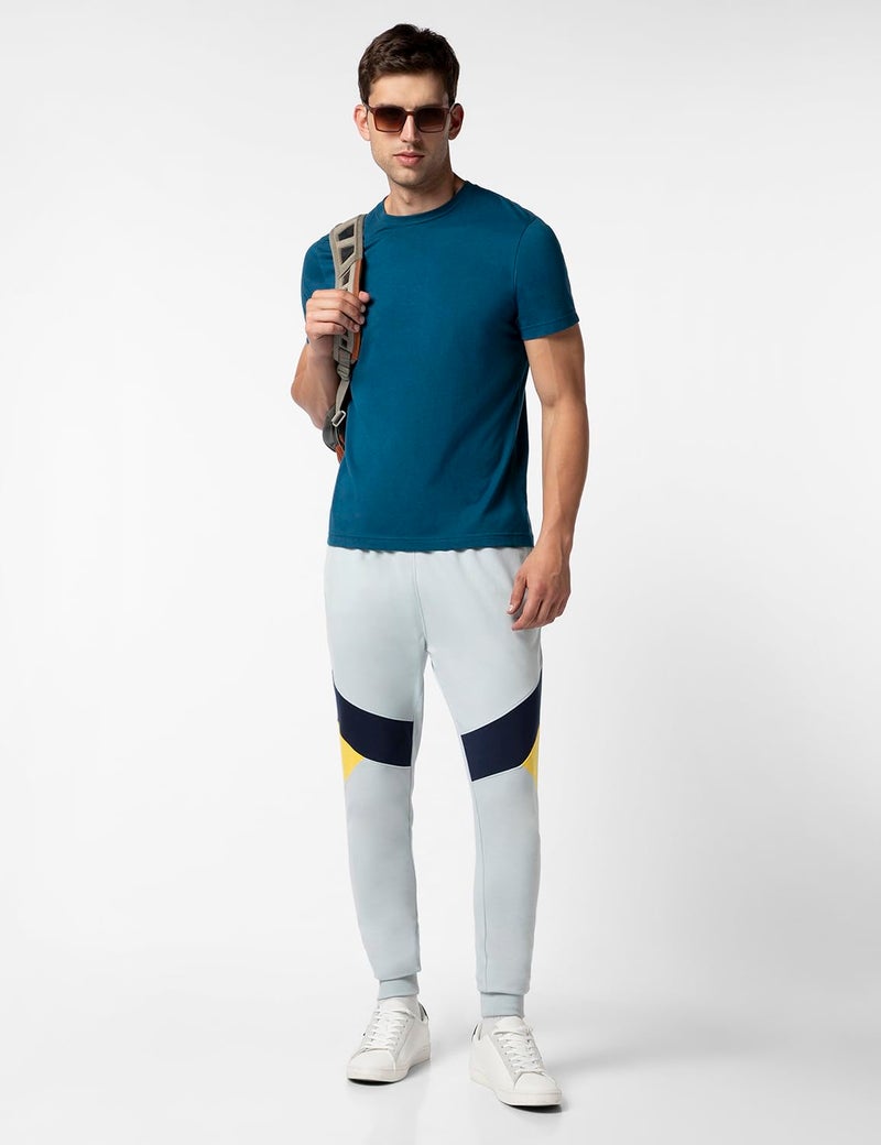 FYLTR Men's Colourblock Joggers with Elasticated Waist and Contrast Drawstrings - Image 5