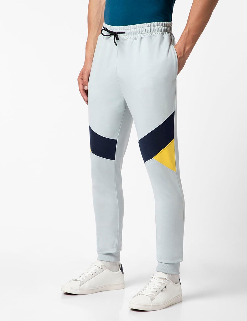 FYLTR Men's Colourblock Joggers with Elasticated Waist and Contrast Drawstrings - Image 3