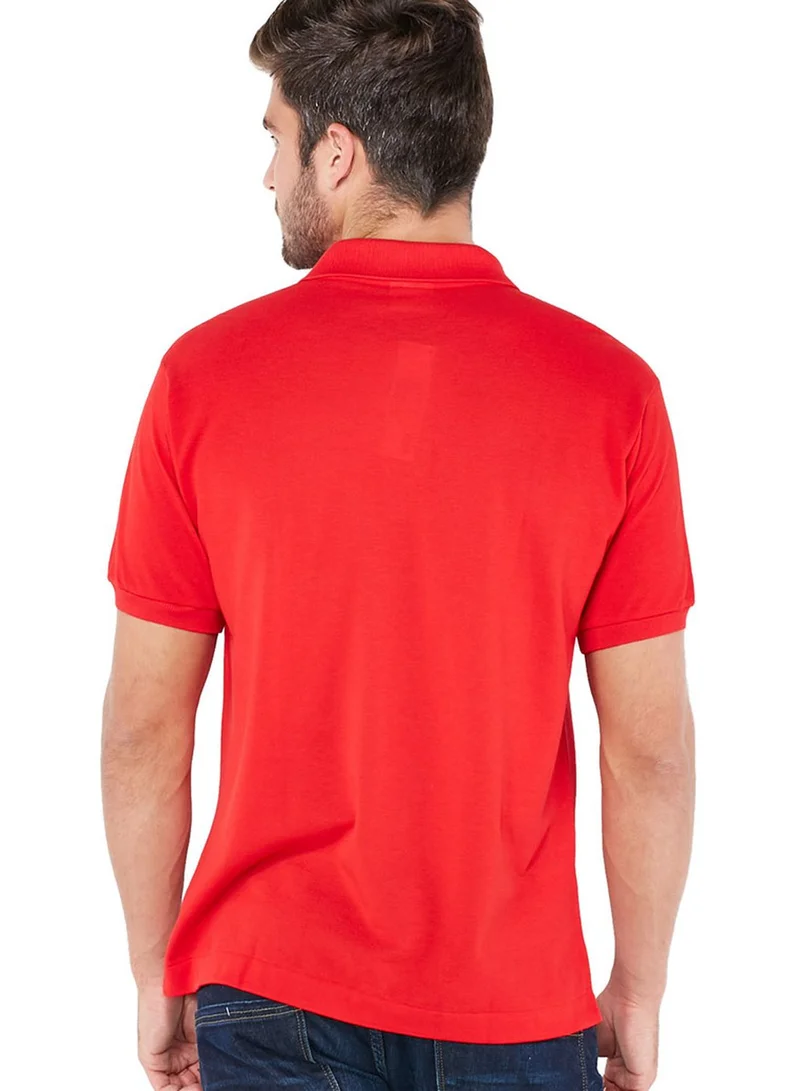 LACOSTE Ribbed Polo