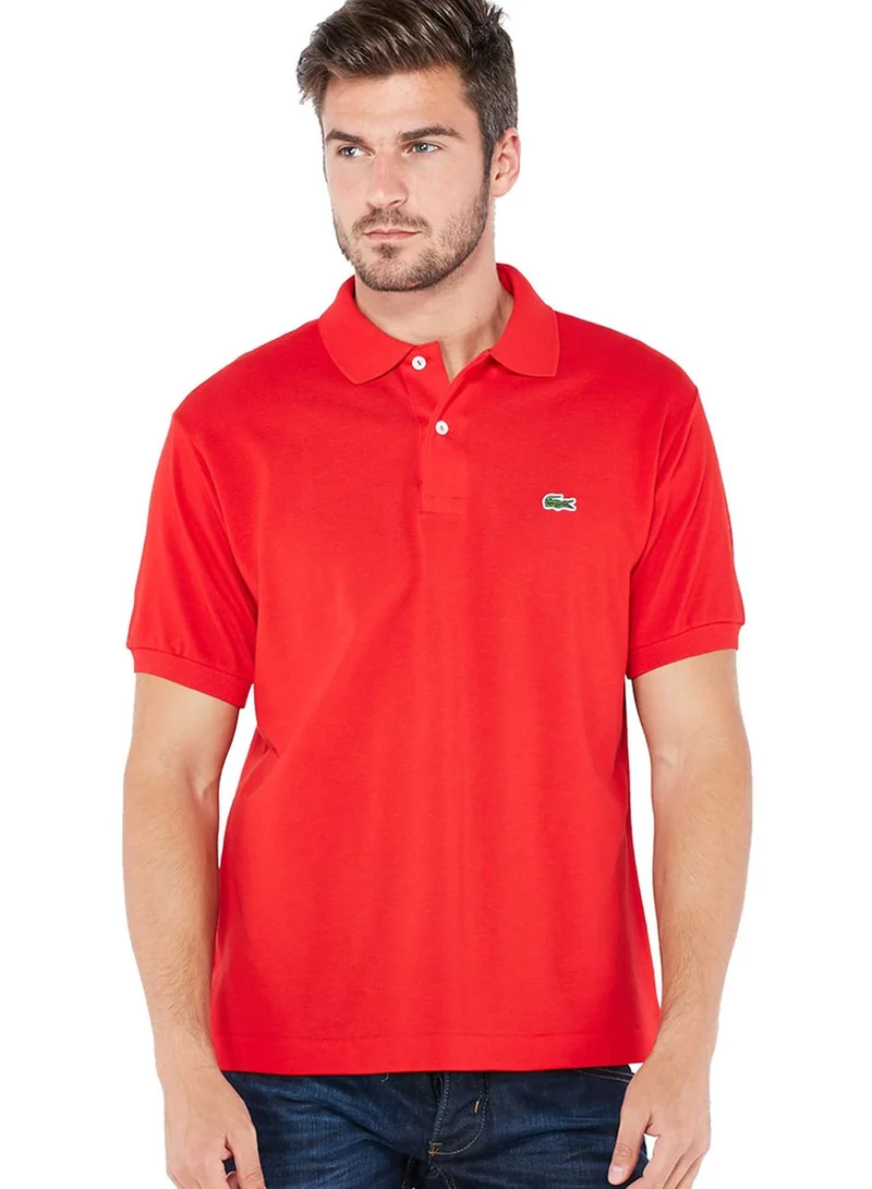 LACOSTE Ribbed Polo