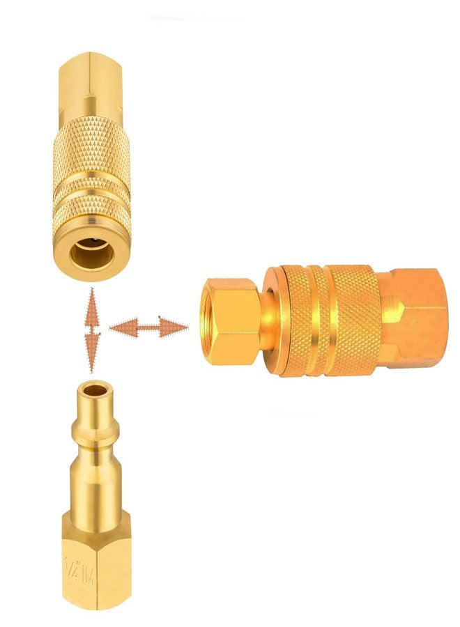 Milosline Air Compressor Fittings, Air Compressor Hose Kit, Air Line Fittings and 1/4 inch NPT Quick Connects…… - Image 3